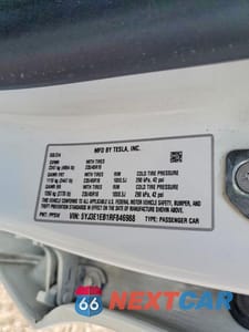 Zdjęcie 12 z 12 samochodu: 2024 TESLA MODEL 3 VIN:5YJ3E1EB1RF846988 - miniatura