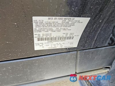 Zdjęcie 12 z 12 samochodu: 2016 FORD TAURUS SEL VIN:1FAHP2E83GG126093 - miniatura