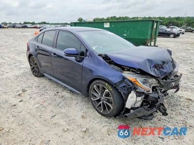 Czwarte zdjęcie samochodu z boku: 2020 TOYOTA COROLLA SE VIN:JTDS4RCE6LJ040221 - miniatura