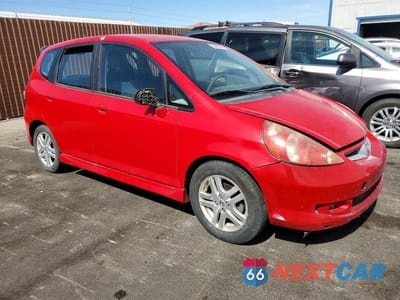 Czwarte zdjęcie samochodu z boku: 2008 HONDA FIT SPORT VIN:JHMGD38608S064924 - miniatura