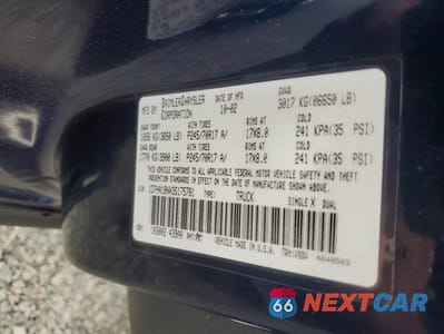 Zdjęcie 12 z 12 samochodu: 2003 DODGE RAM 1500 ST VIN:1D7HA18NX3S175781 - miniatura