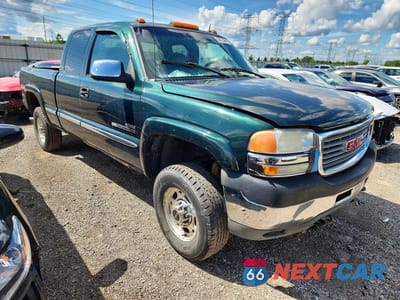 Czwarte zdjęcie samochodu z boku: 2002 GMC SIERRA K2500 HEAVY DUTY VIN:1GTHK29182E166633 - miniatura