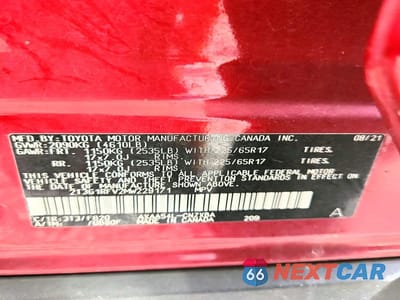 Zdjęcie 14 z 14 samochodu: 2021 TOYOTA RAV4 LE VIN:2T3G1RFV2MW229171 - miniatura