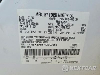 Zdjęcie 13 z 13 samochodu: 2017 FORD EXPLORER POLICE INTERCEPTOR VIN:1FM5K8AR6HGB93863 - miniatura