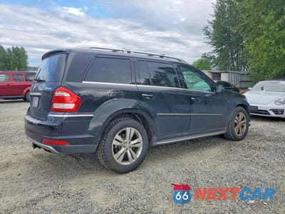 Trzecie zdjęcie samochodu z tyłu: 2012 MERCEDES-BENZ GL 450 4MATIC VIN:4JGBF7BE5CA795436 - miniatura