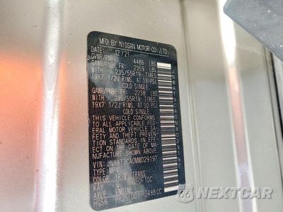 Zdjęcie 13 z 13 samochodu: 2021 NISSAN ROGUE SL VIN:JN8AT3CA0MW029197 - miniatura