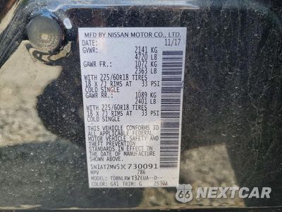 Zdjęcie 13 z 13 samochodu: 2018 NISSAN ROGUE SL VIN:5N1AT2MV5JC730091 - miniatura