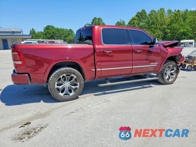 Trzecie zdjęcie samochodu z tyłu: 2021 RAM 1500 LIMITED VIN:1C6SRFHM9MN659834 - miniatura