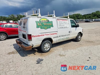 Trzecie zdjęcie samochodu z tyłu: 2011 FORD ECONOLINE E150 VAN VIN:1FTNE1EW9BDA46447 - miniatura