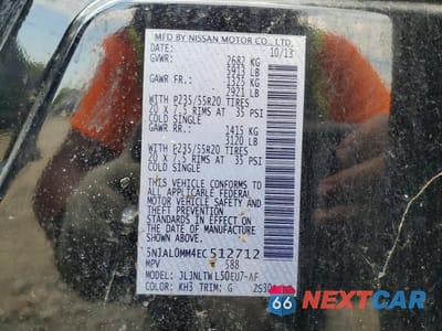 Zdjęcie 13 z 13 samochodu: 2014 INFINITI QX60 BASE VIN:5N1AL0MM4EC512712 - miniatura
