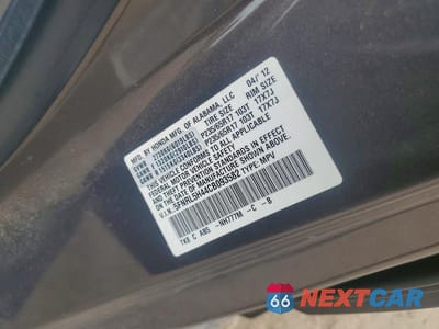 Zdjęcie 13 z 13 samochodu: 2012 HONDA ODYSSEY EX VIN:5FNRL5H44CB093582 - miniatura