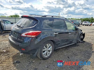 Trzecie zdjęcie samochodu z tyłu: 2014 NISSAN MURANO SL VIN:JN8AZ1MW0EW504071 - miniatura