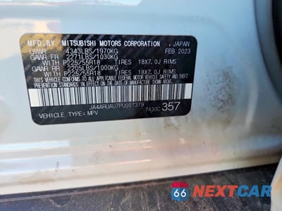 Zdjęcie 13 z 13 samochodu: 2023 MITSUBISHI OUTLANDER SPORT S VIN:JA4ARUAU7PU007379 - miniatura