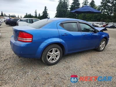 Trzecie zdjęcie samochodu z tyłu: 2008 DODGE AVENGER SXT VIN:1B3LC56K08N179912 - miniatura