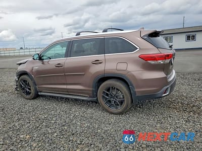 Drugie zdjęcie samochodu z przodu: 2019 TOYOTA HIGHLANDER HYBRID LIMITED PLATINUM VIN:5TDDGRFH5KS056322 - miniatura