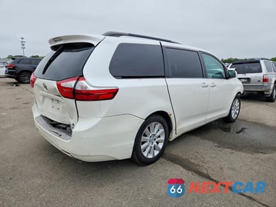 Trzecie zdjęcie samochodu z tyłu: 2016 TOYOTA SIENNA XLE 8-PASSENGER VIN:5TDYK3DC4GS702140 - miniatura