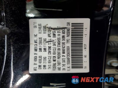 Zdjęcie 12 z 12 samochodu: 2012 ACURA TL VIN:19UUA8F29CA009804 - miniatura