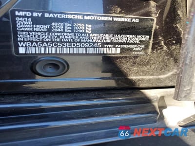 Zdjęcie 14 z 14 samochodu: 2014 BMW 528 I VIN:WBA5A5C53ED509245 - miniatura