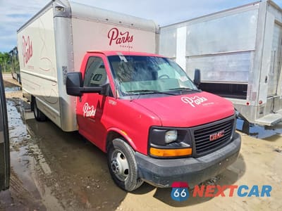 Czwarte zdjęcie samochodu z boku: 2014 GMC SAVANA BOX TRUCK VIN:1GD374CG9E1907061 - miniatura