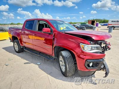 Czwarte zdjęcie samochodu z boku: 2021 CHEVROLET COLORADO LT VIN:1GCGTCEN0M1277761 - miniatura