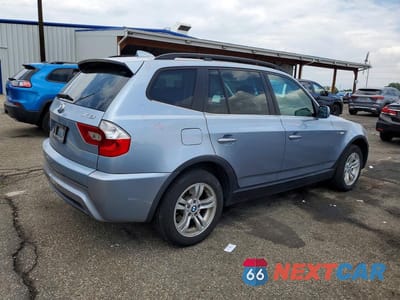 Trzecie zdjęcie samochodu z tyłu: 2006 BMW X3 3.0I VIN:WBXPA93416WG82798 - miniatura
