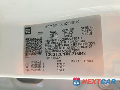 Zdjęcie 13 z 13 samochodu: 2022 CHEVROLET COLORADO LT VIN:1GCGTCEN3N1216843 - miniatura