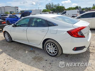 Drugie zdjęcie samochodu z przodu: 2019 HONDA CIVIC LX VIN:19XFC2F63KE030791 - miniatura