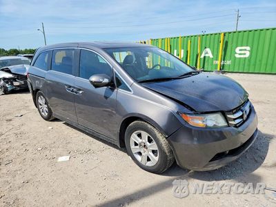 Czwarte zdjęcie samochodu z boku: 2014 HONDA ODYSSEY EXL VIN:5FNRL5H6XEB006062 - miniatura