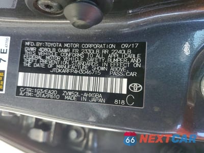 Zdjęcie 14 z 14 samochodu: 2017 TOYOTA PRIUS PRIME ADVANCED VIN:JTDKARFP4H3046715 - miniatura