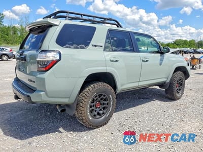 Trzecie zdjęcie samochodu z tyłu: 2021 TOYOTA 4RUNNER TRD PRO VIN:JTELU5JR8M5957525 - miniatura