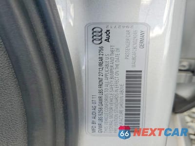 Zdjęcie 12 z 12 samochodu: 2012 AUDI A6 VIN:WAUBGAFC8CN029245 - miniatura