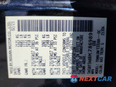 Zdjęcie 13 z 13 samochodu: 2023 NISSAN ROGUE S VIN:5N1BT3AB8PC786989 - miniatura