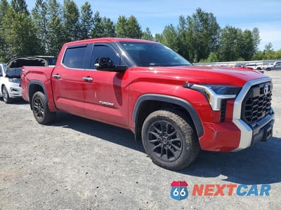 Czwarte zdjęcie samochodu z boku: 2022 TOYOTA TUNDRA CREWMAX LIMITED VIN:5TFJA5DB0NX026042 - miniatura