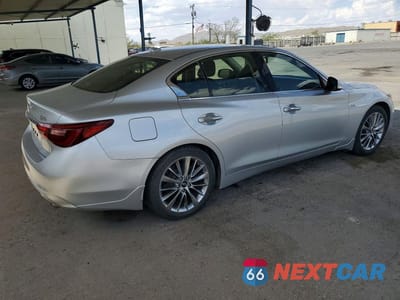 Trzecie zdjęcie samochodu z tyłu: 2019 INFINITI Q50 LUXE VIN:JN1EV7AP2KM512269 - miniatura