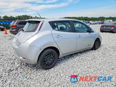 Trzecie zdjęcie samochodu z tyłu: 2015 NISSAN LEAF S VIN:1N4AZ0CP7FC325731 - miniatura
