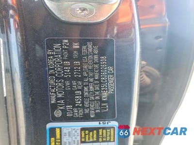 Zdjęcie 12 z 12 samochodu: 2018 KIA STINGER GT VIN:KNAE35LC8J6026938 - miniatura