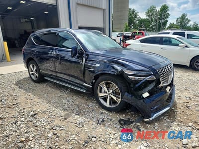 Czwarte zdjęcie samochodu z boku: 2021 GENESIS GV80 3.5T VIN:KMUHCESC0MU074710 - miniatura