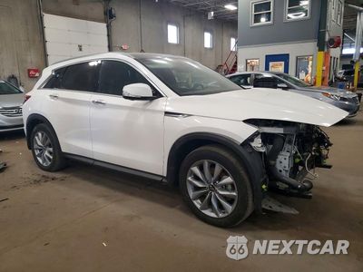 Czwarte zdjęcie samochodu z boku: 2021 INFINITI QX50 ESSENTIAL VIN:3PCAJ5CB1MF124524 - miniatura
