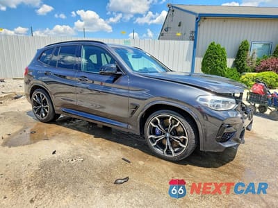 Czwarte zdjęcie samochodu z boku: 2020 BMW X3 M COMPETITION VIN:5YMTS0C05LLT10870 - miniatura