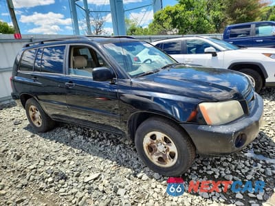 Czwarte zdjęcie samochodu z boku: 2001 TOYOTA HIGHLANDER BASE VIN:JTEGF21A010019838 - miniatura