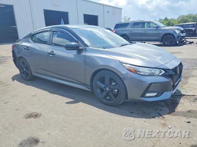 Czwarte zdjęcie samochodu z boku: 2022 NISSAN SENTRA SR VIN:3N1AB8DV6NY261586 - miniatura