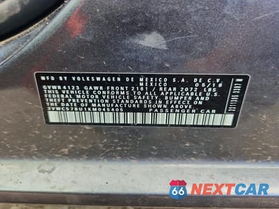 Zdjęcie 12 z 12 samochodu: 2019 VOLKSWAGEN JETTA S VIN:3VWC57BU1KM045405 - miniatura