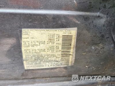 Zdjęcie 13 z 13 samochodu: 2016 NISSAN MURANO SL VIN:5N1AZ2MG3GN118498 - miniatura