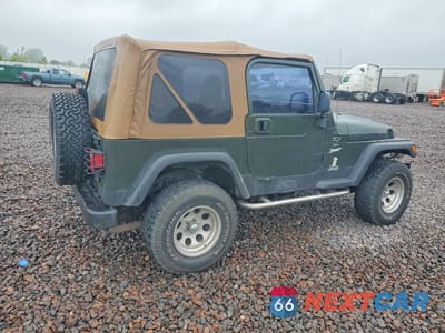 Trzecie zdjęcie samochodu z tyłu: 1998 JEEP WRANGLER / TJ SPORT VIN:1J4FY19S9WP786680 - miniatura