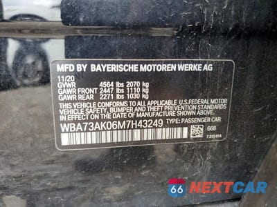 Zdjęcie 12 z 12 samochodu: 2021 BMW 228XI VIN:WBA73AK06M7H43249 - miniatura