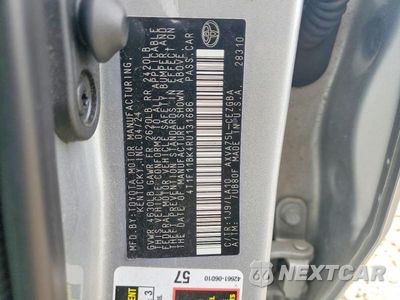 Zdjęcie 12 z 12 samochodu: 2024 TOYOTA CAMRY XLE VIN:4T1F11BK4RU131686 - miniatura