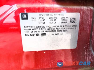 Zdjęcie 13 z 13 samochodu: 2011 CADILLAC CTS LUXURY COLLECTION VIN:1G6DG5EY2B0162226 - miniatura
