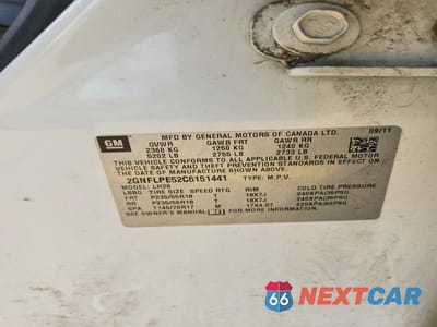 Zdjęcie 13 z 13 samochodu: 2012 CHEVROLET EQUINOX LT VIN:2GNFLPE52C6151441 - miniatura
