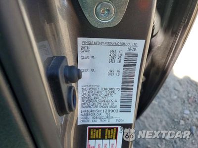 Zdjęcie 12 z 12 samochodu: 2019 NISSAN ALTIMA S VIN:1N4BL4BV5KC120903 - miniatura