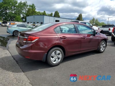 Trzecie zdjęcie samochodu z tyłu: 2014 HONDA CIVIC LX VIN:19XFB2F56EE207588 - miniatura